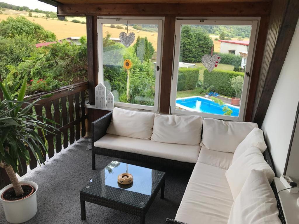 Ferienwohnung Krause Oben Steinthaleben 外观 照片